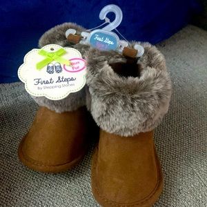 BRAND NEW!!! First Step Winter Boots: Soft Bottoms
